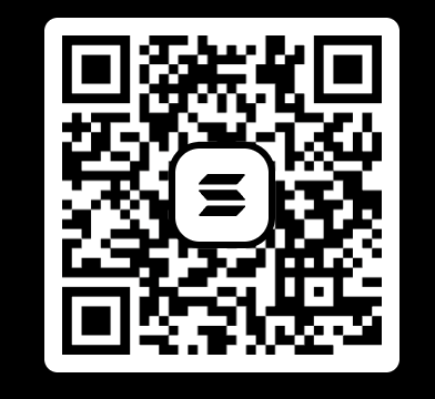 Solana donation wallet QR code