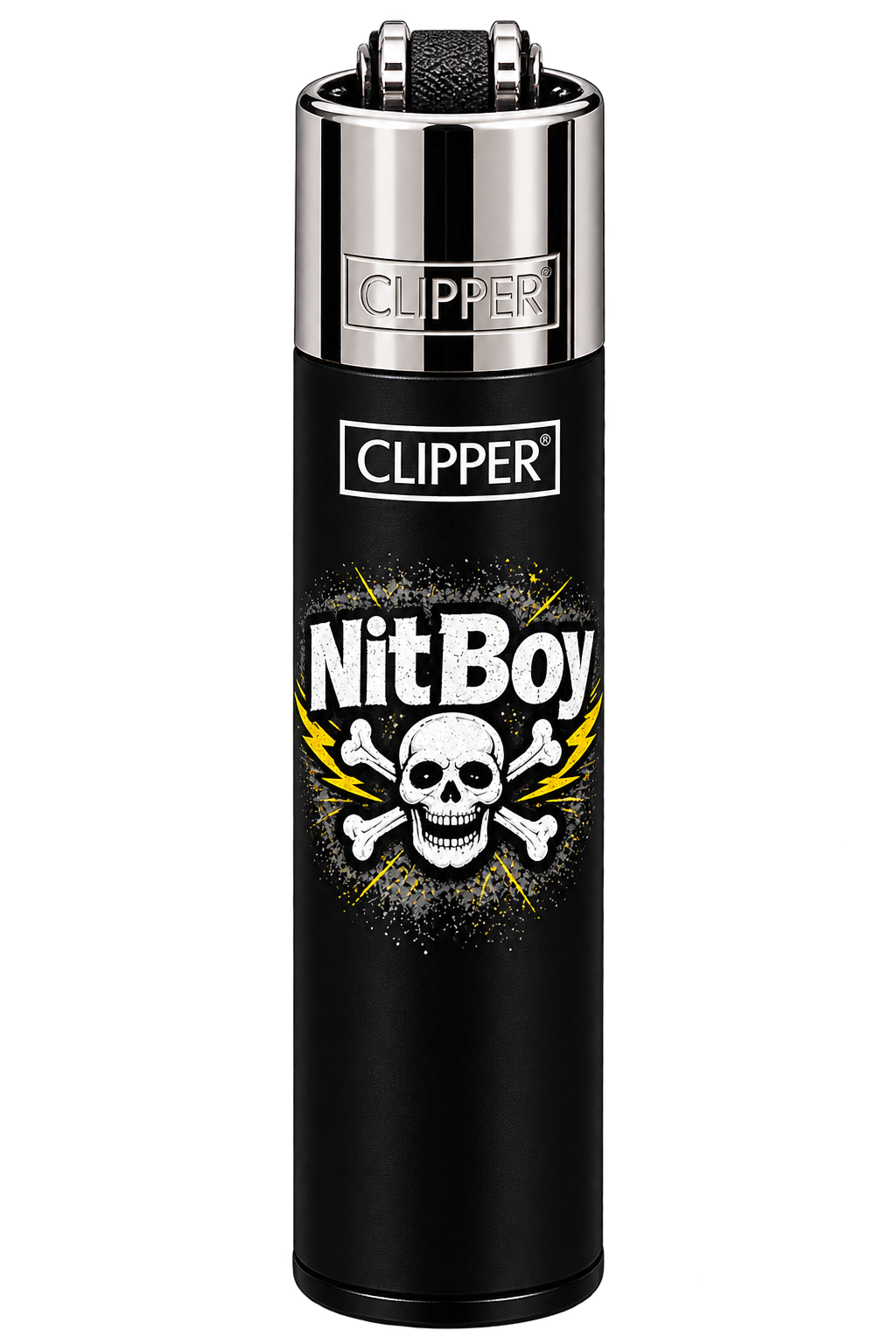 Black Nitboy skull lighter