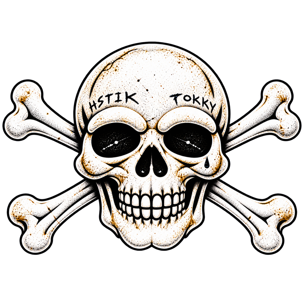 Mastik Tokky skull and crossbones logo